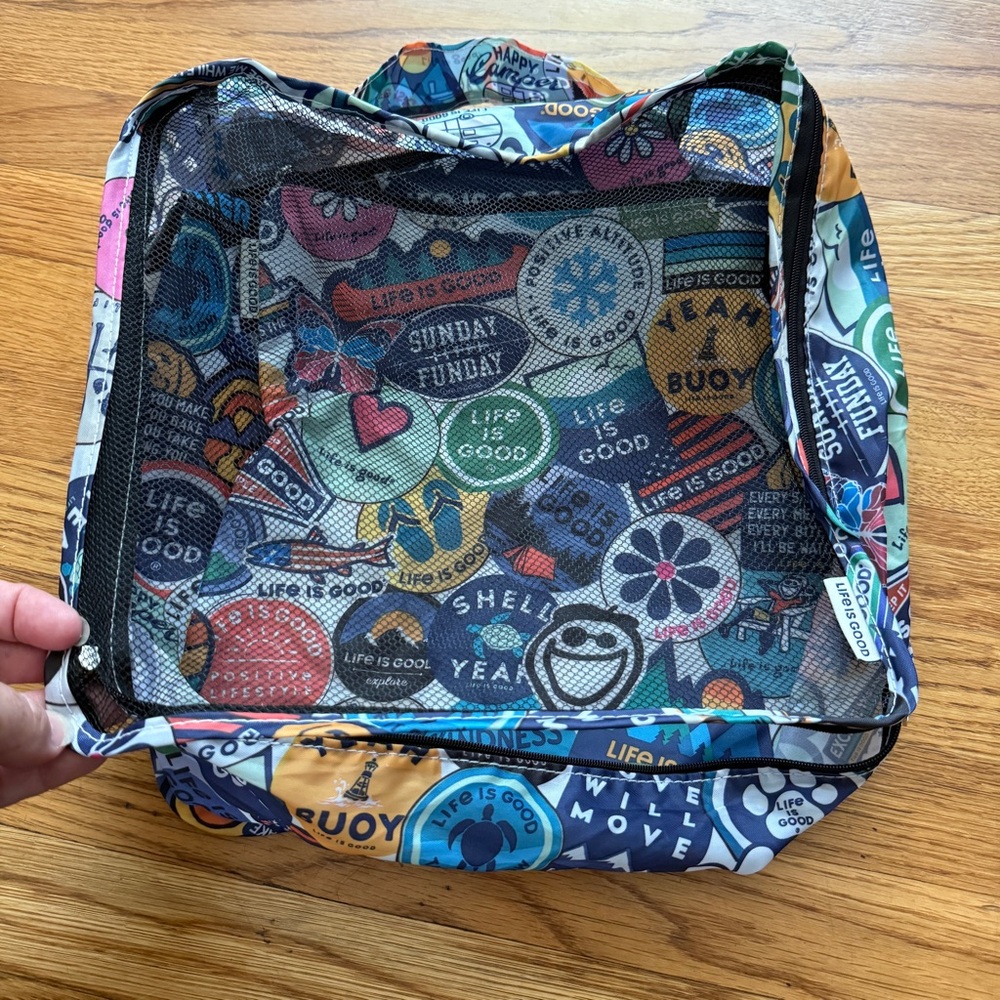 Life is Good travel packing bags - Picture 3 of 4
